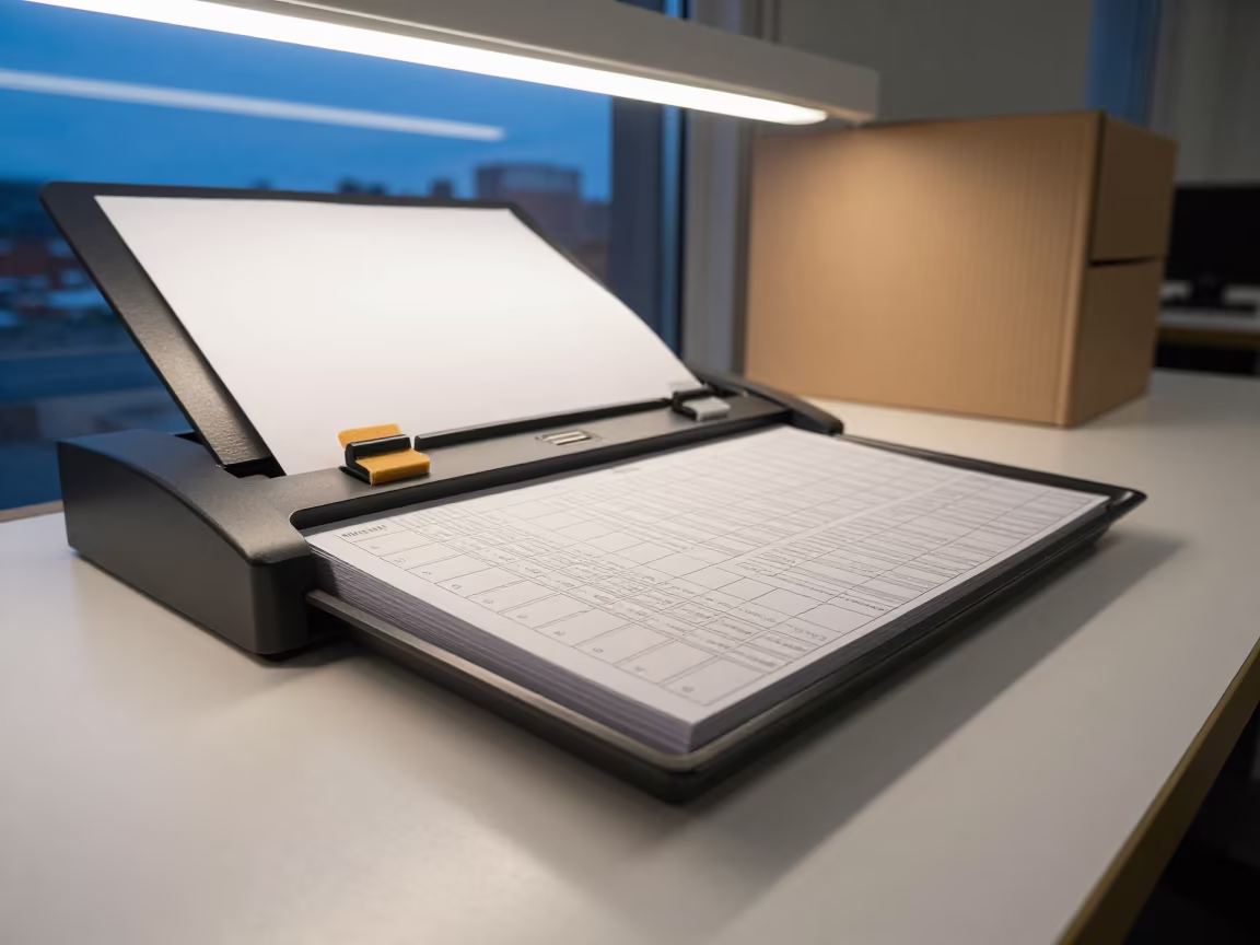 Evening Office Mail Merge Tray Proof Stacks in inside a coworking floor in St. Catharines