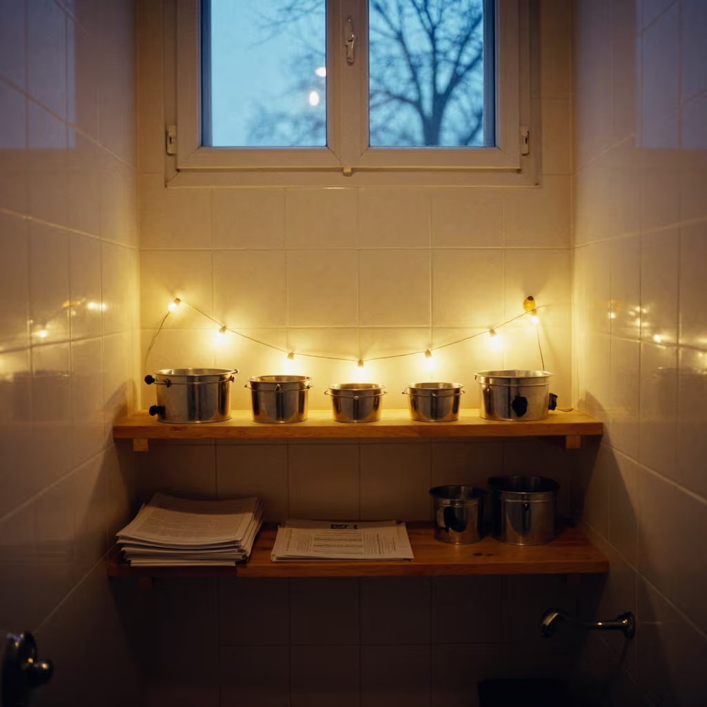 Evening Pet Keepsake Shelf in Olomouc Grooming Bay in inside a grooming bay in Olomouc