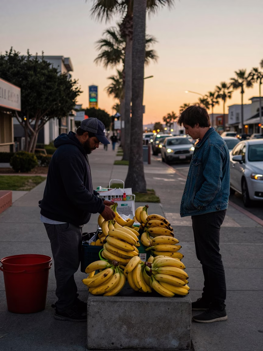 Evening Scene in San Diego at The Early Evening Light in in San Diego, California, United States