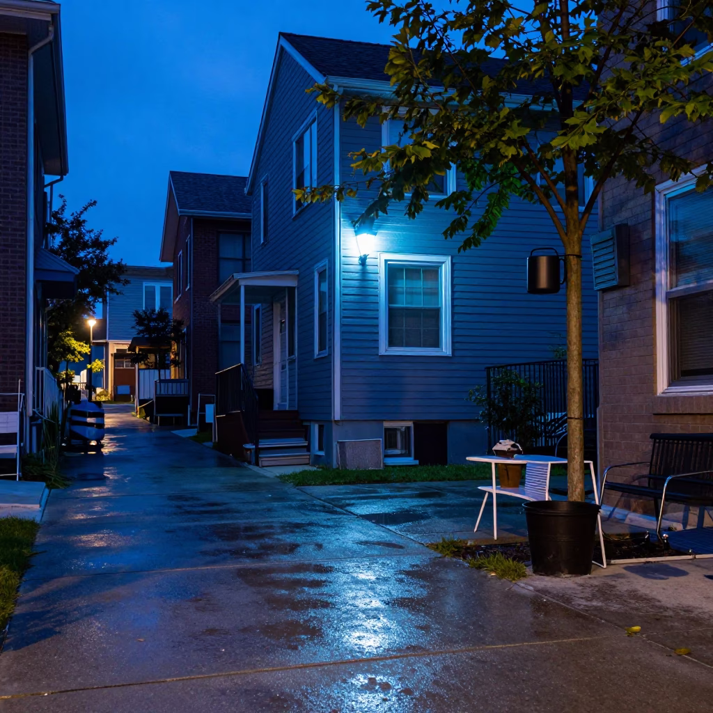 Evening Setup in Toronto in in Toronto, Ontario, Canada