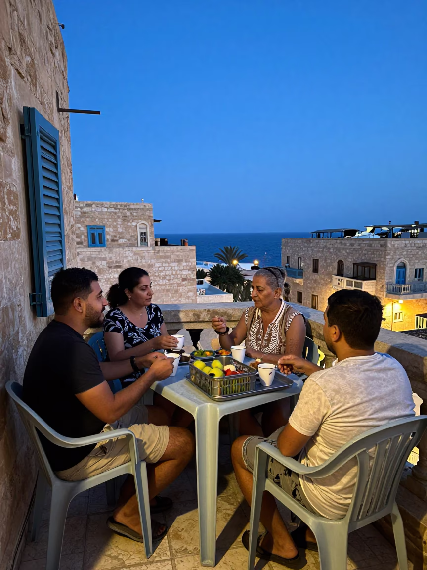 Evening Tea in Alexandria in in Alexandria, Egypt