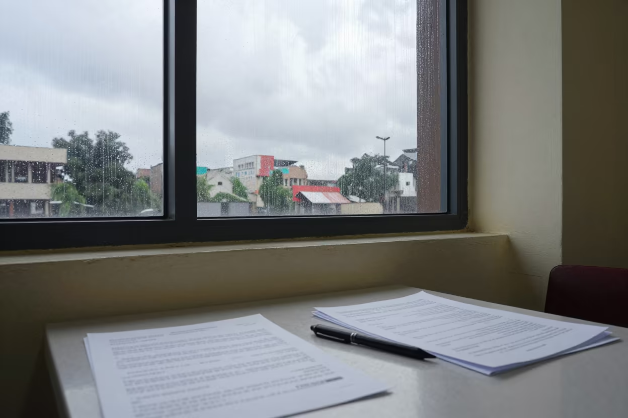 Executive Console on Cafe Table Rawalpindi Monsoon in on a cafe table by a window in Rawalpindi