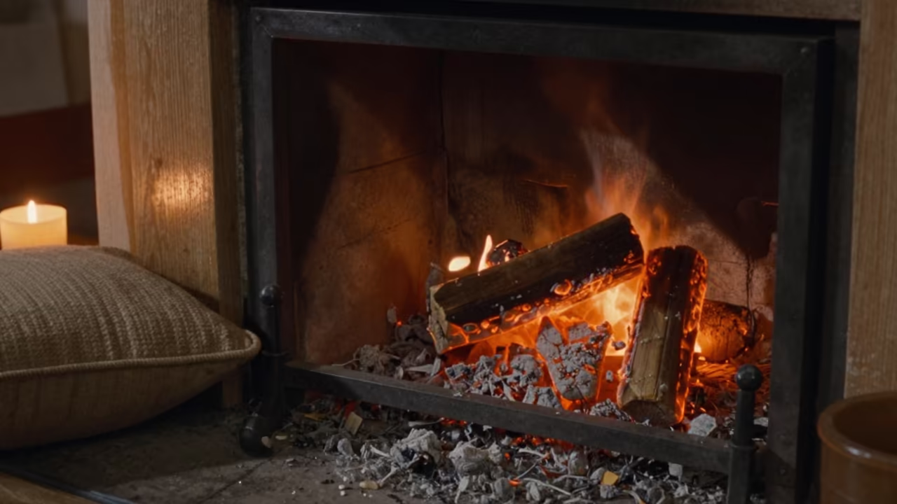 Fading Embers in Banjul Reading Nook in on a reading nook cushion near Banjul