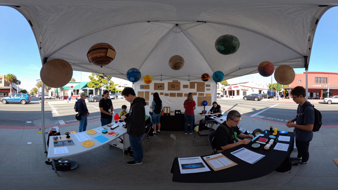Fair Display in San Francisco at The Early Afternoon Light in in San Francisco, California, United States