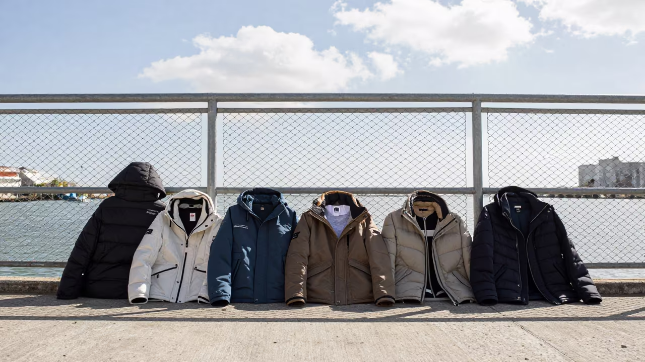 Fashion Campaign Lookbook by Cartagena Harbor Fence in under runway rehearsal lights in Bocagrande, Cartagena