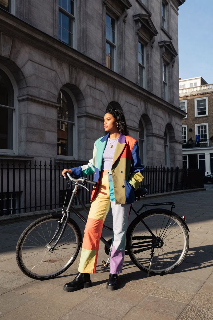 Fashion Model at The Late Morning Light in Bristol in in Bristol, United Kingdom