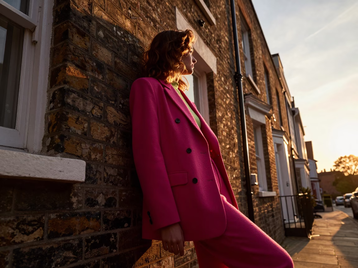 Fashion Model in Bristol at Golden Hour in in Bristol, United Kingdom