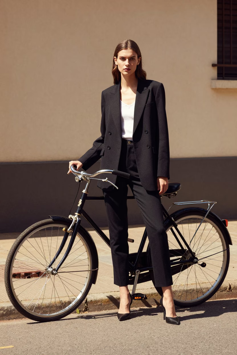 Fashion Model in Johannesburg at Midday Light in in Johannesburg, South Africa