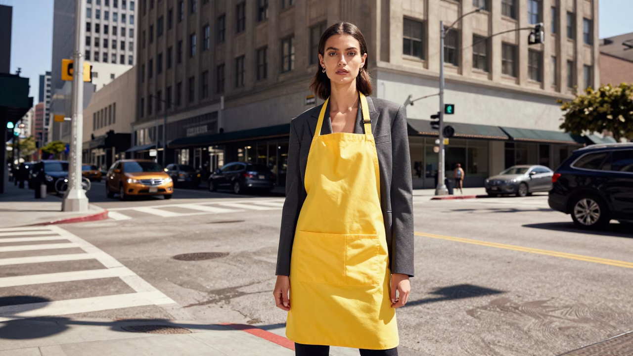 Fashion Model in Los Angeles at Midday Light in in Los Angeles, California, United States