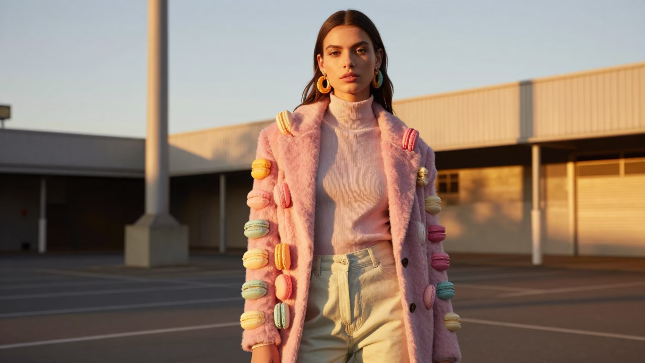 Fashion Portrait in Perth at Golden Hour in in Perth, Western Australia, Australia