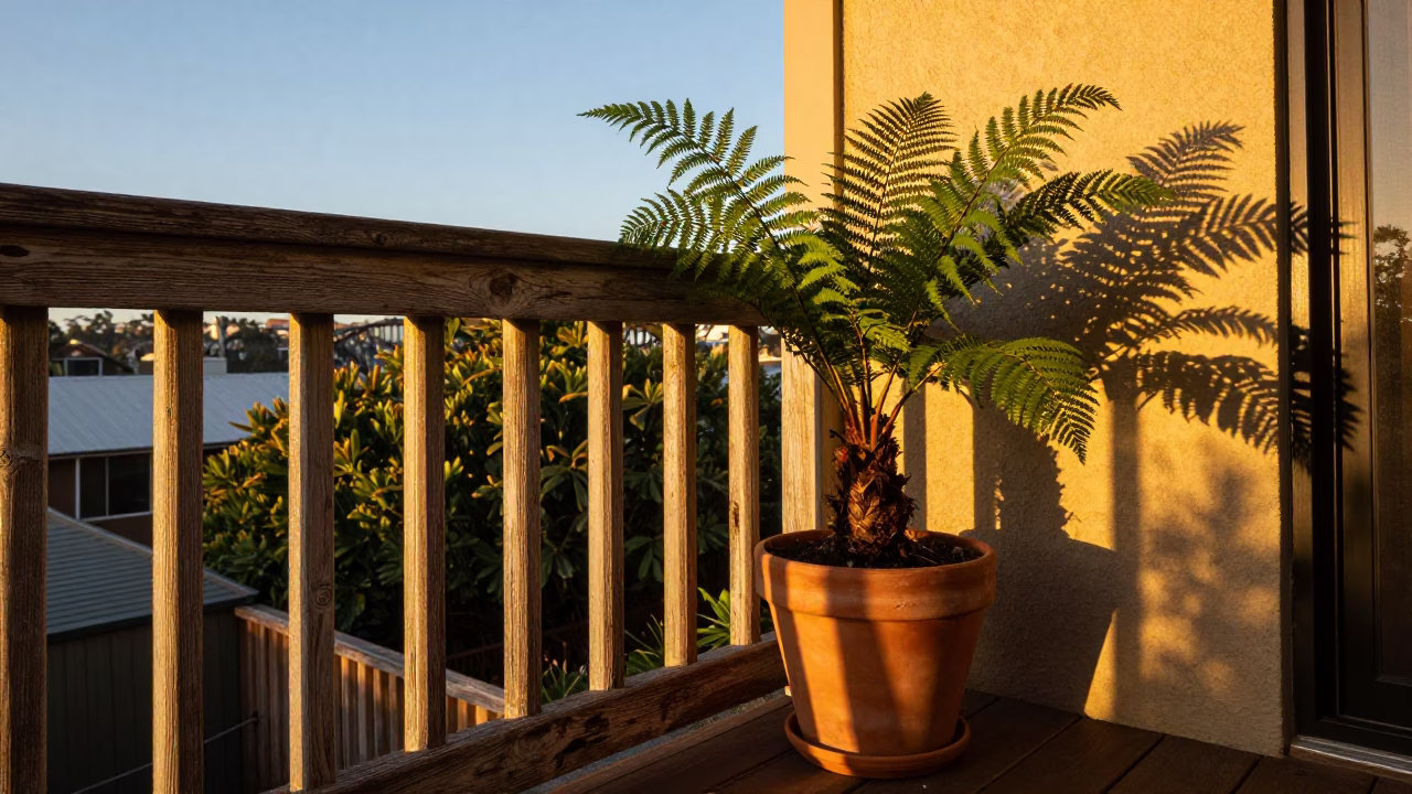 Fern Frond in Sydney in in Sydney, New South Wales, Australia