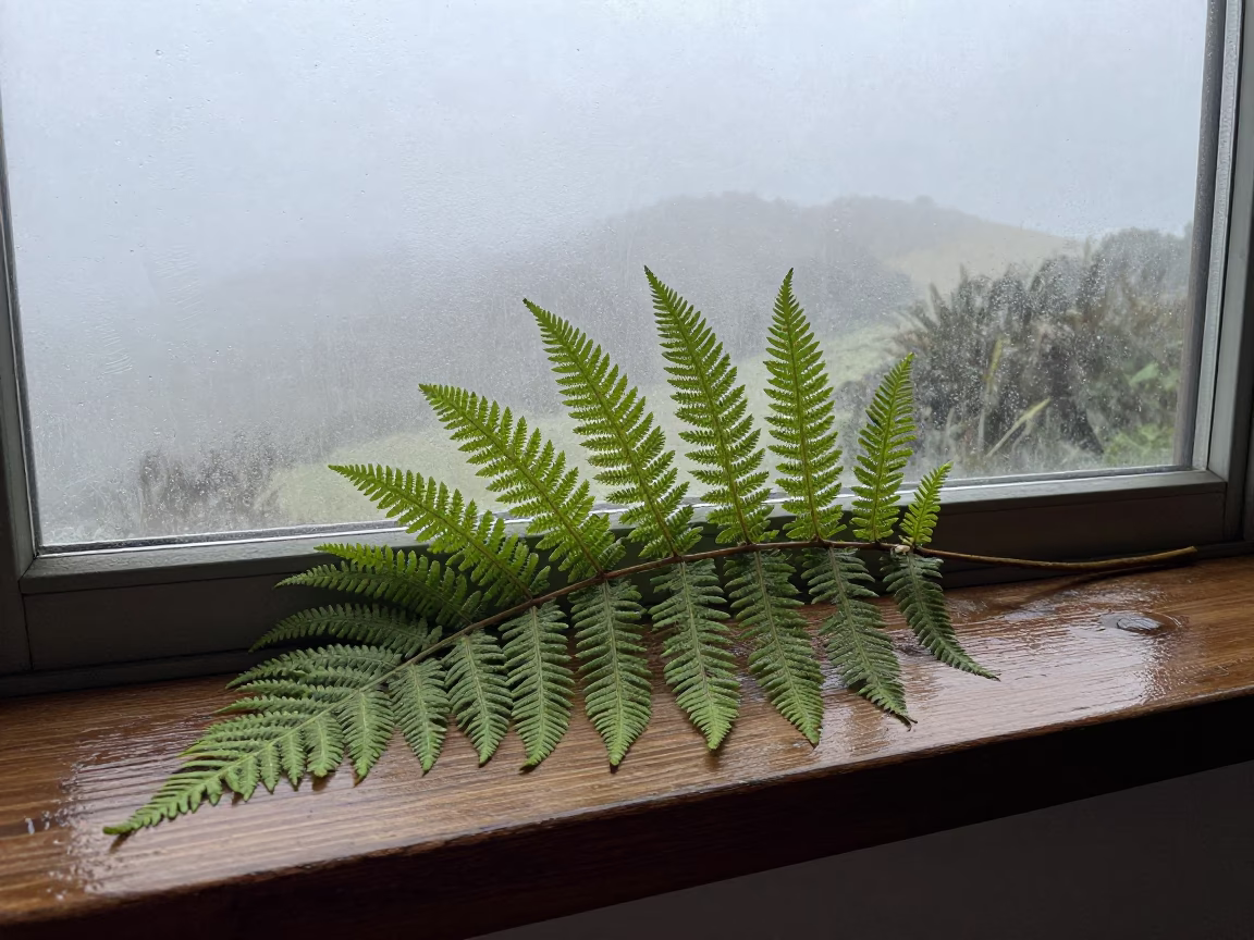 Fern Frond in Wellington in in Wellington, New Zealand