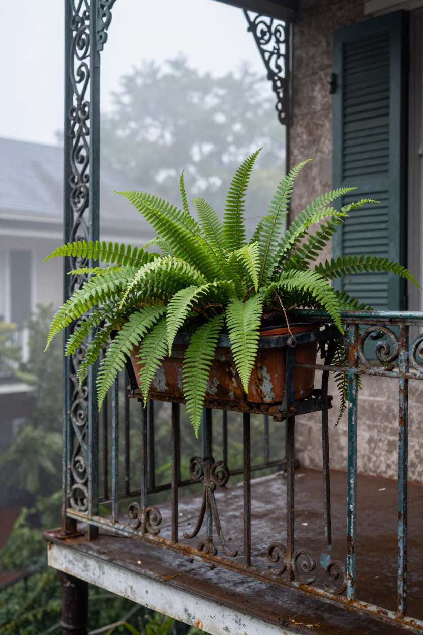 Ferns in New Orleans in in New Orleans, United States