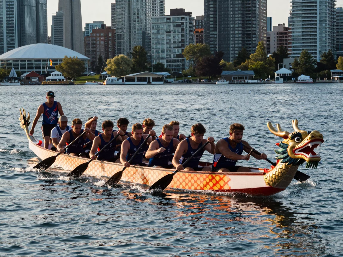 Festival Race in Toronto at The Early Afternoon Light in in Toronto, Ontario, Canada