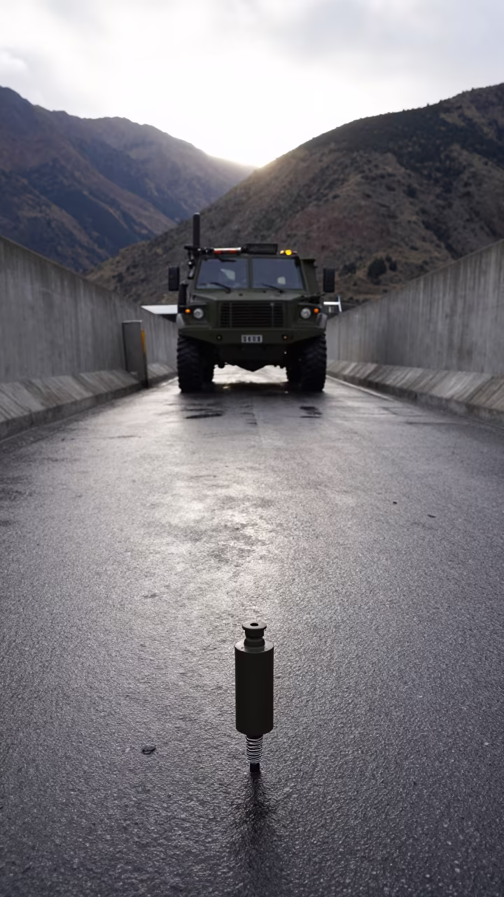 Field Stove Igniter Kit at Huaraz Checkpoint in at a checkpoint lane in Huaraz
