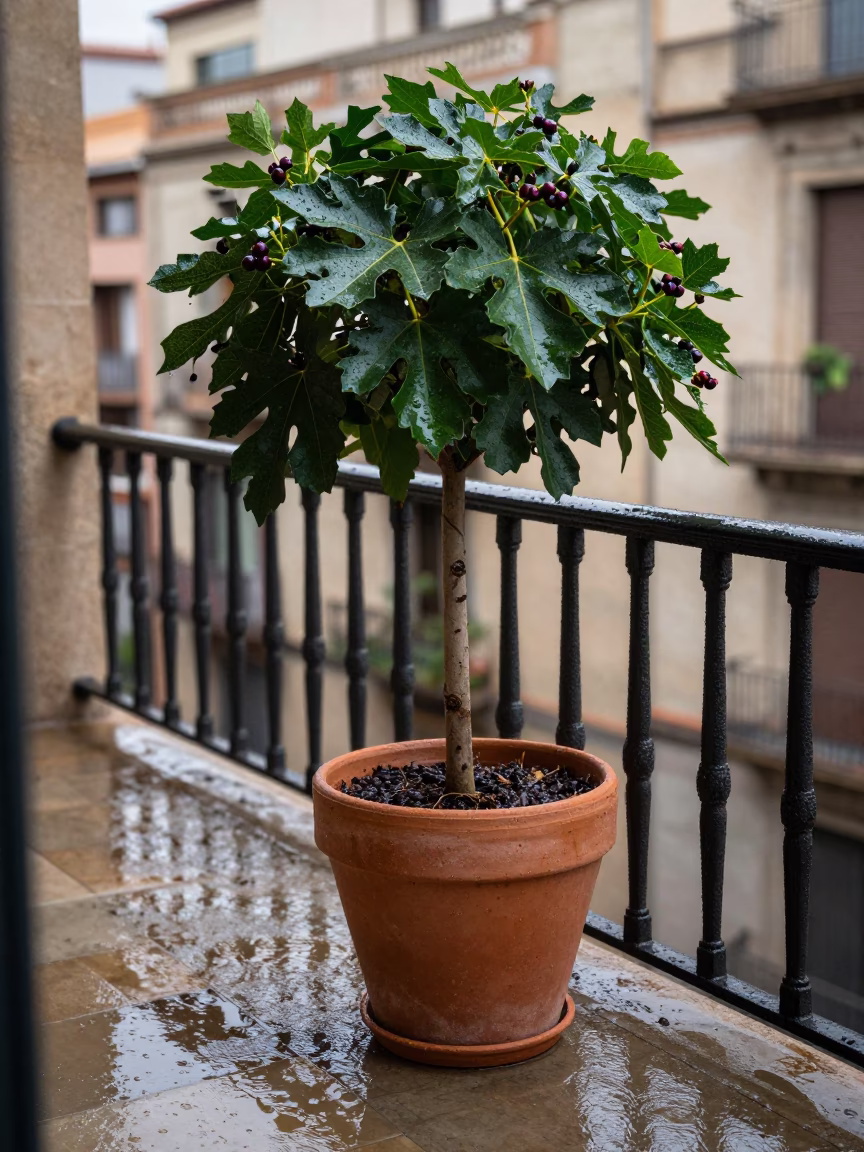 Fig Tree in Barcelona in in Barcelona, Spain