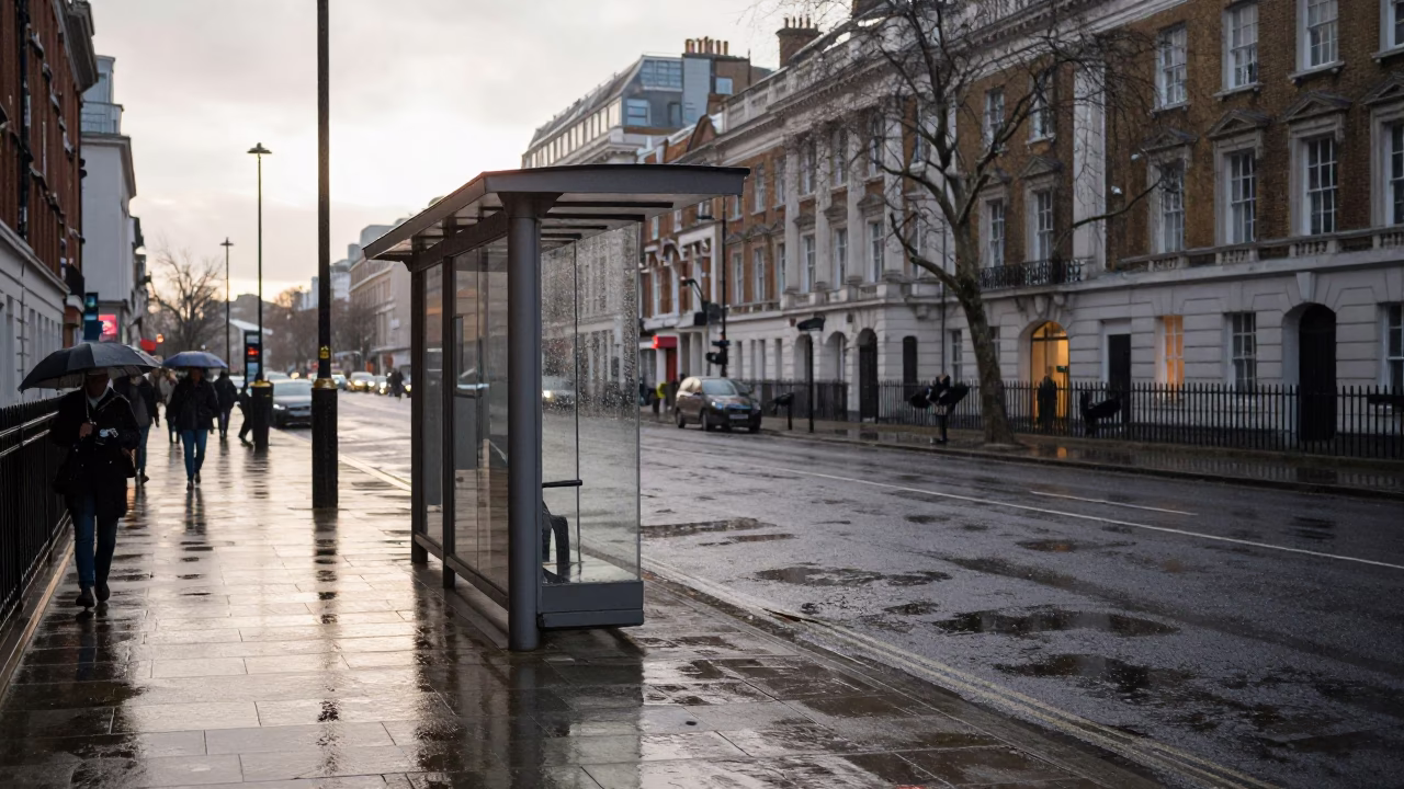 Figure at First Light in London in in London, United Kingdom
