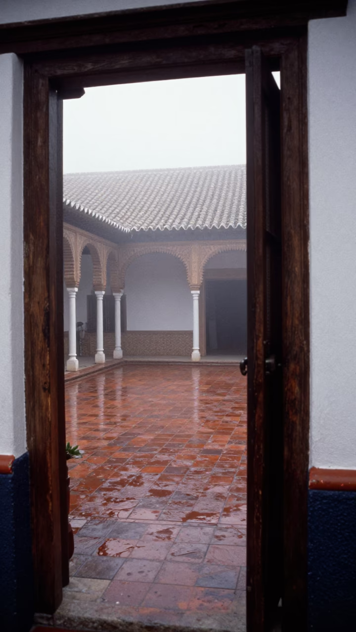 Figure Waiting in Seville in in Seville, Spain