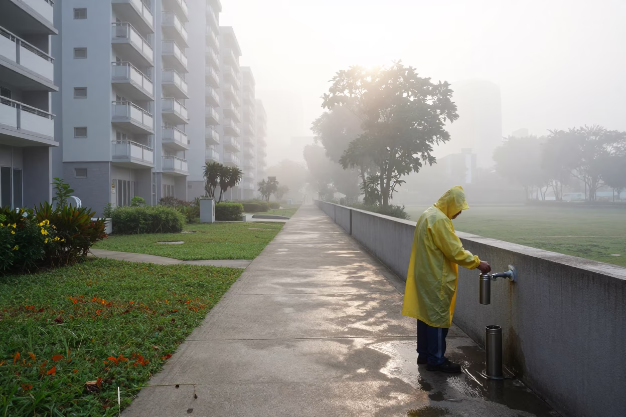 Filling Thermos in Singapore in in Singapore, Singapore