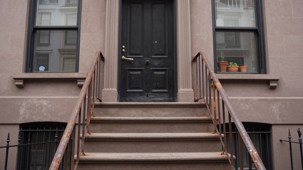 Fire Escape Ladder in New York in in New York, New York, United States
