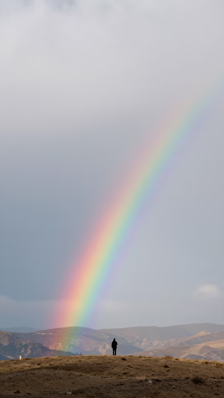 Fire Rainbow Cirrus Over Tbilisi Thunderheads in over a horizon of stacked thunderheads near Marjanishvili, Tbilisi