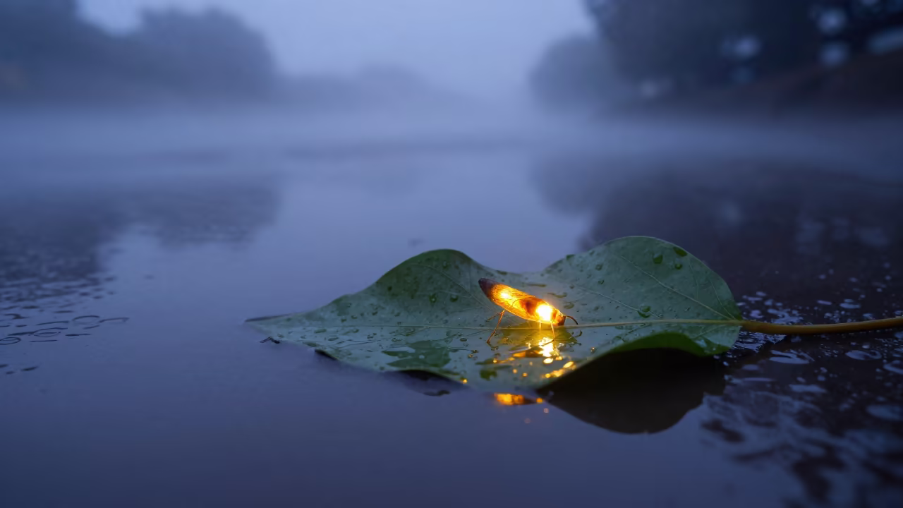 Firefly Glowing Near Kala Ghoda Monsoon Twilight in near Kala Ghoda, Mumbai