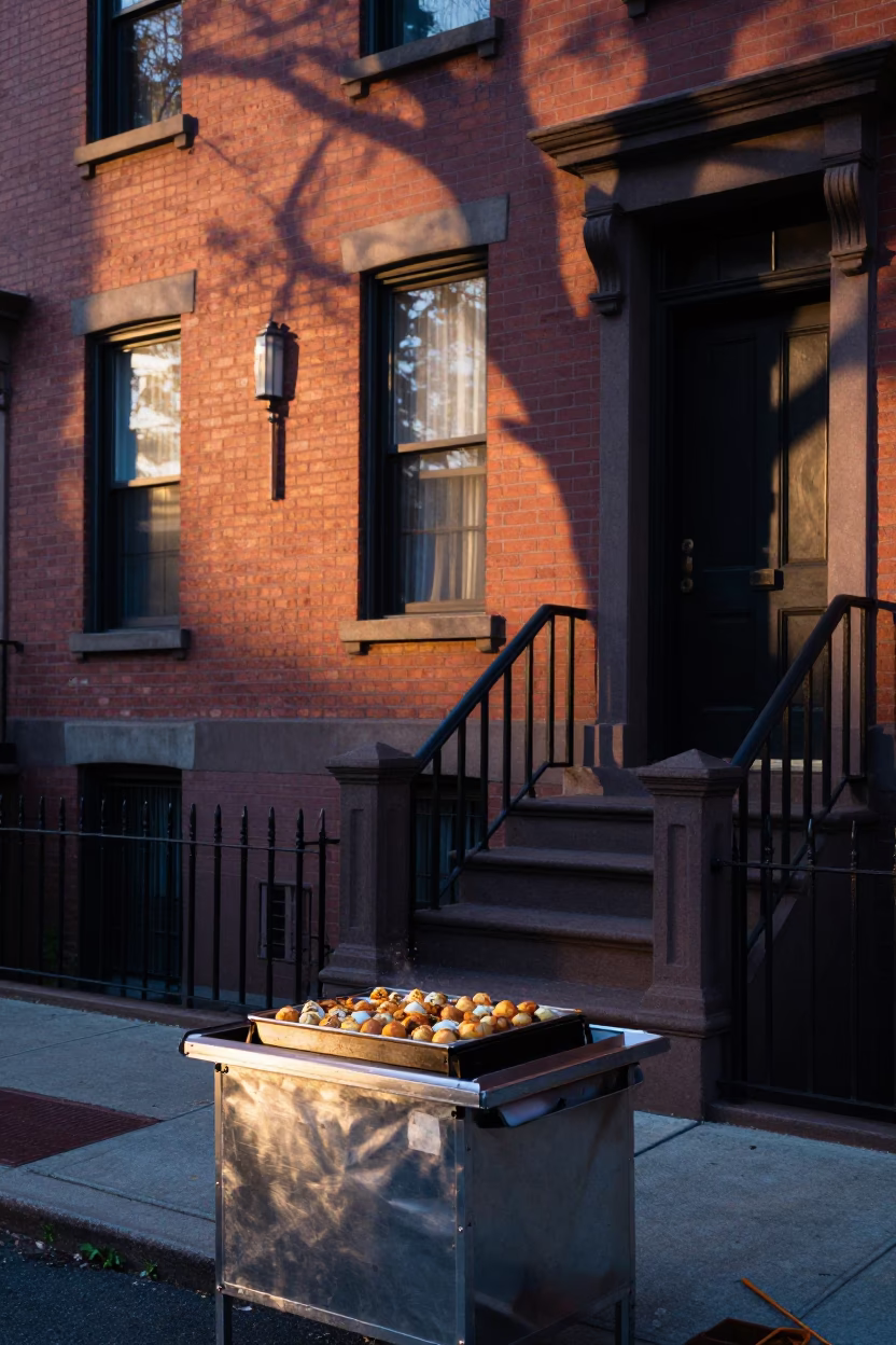 First Light Dawn in Philadelphia Pennsylvania Street Scene with Urban Details in in Philadelphia, Pennsylvania, United States