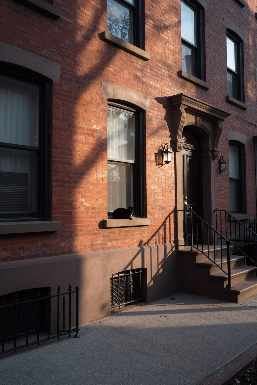 First Light in New York at As First Light Reaches The Scene in in New York, New York, United States