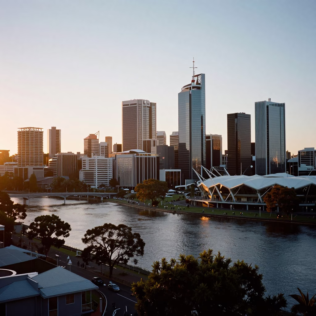 First Light Morning in Adelaide South Australia Urban Landscape Scene in in Adelaide, South Australia, Australia