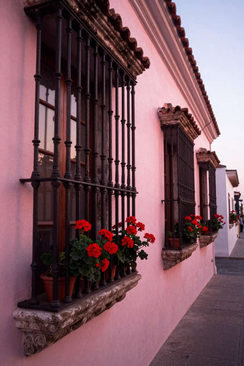 First Light Of Dawn on Dawn Light in Cartagena in in Cartagena, Colombia