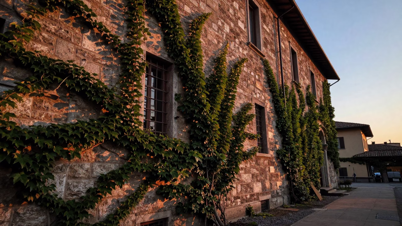 First Light Of Dawn on Dawn Light in Milan in in Milan, Italy