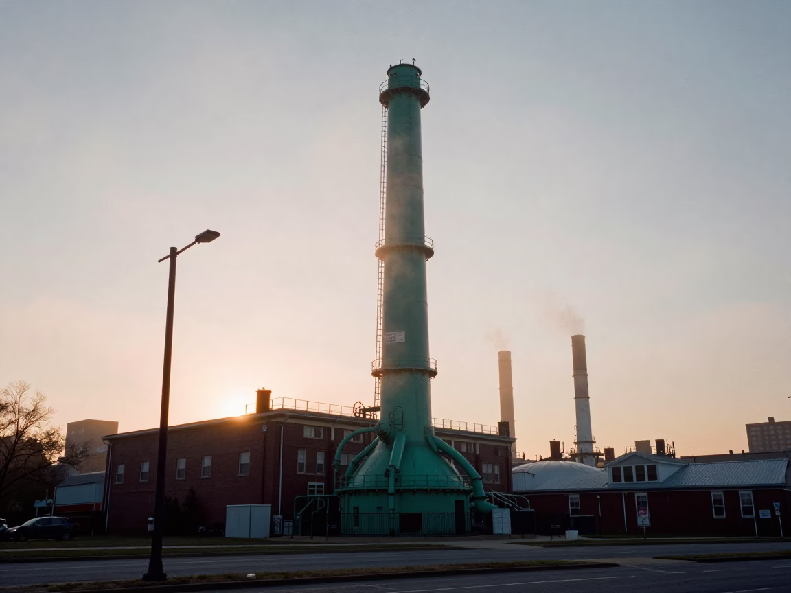 First Light Of Dawn on Light Dawn in Philadelphia in in Philadelphia, Pennsylvania, United States