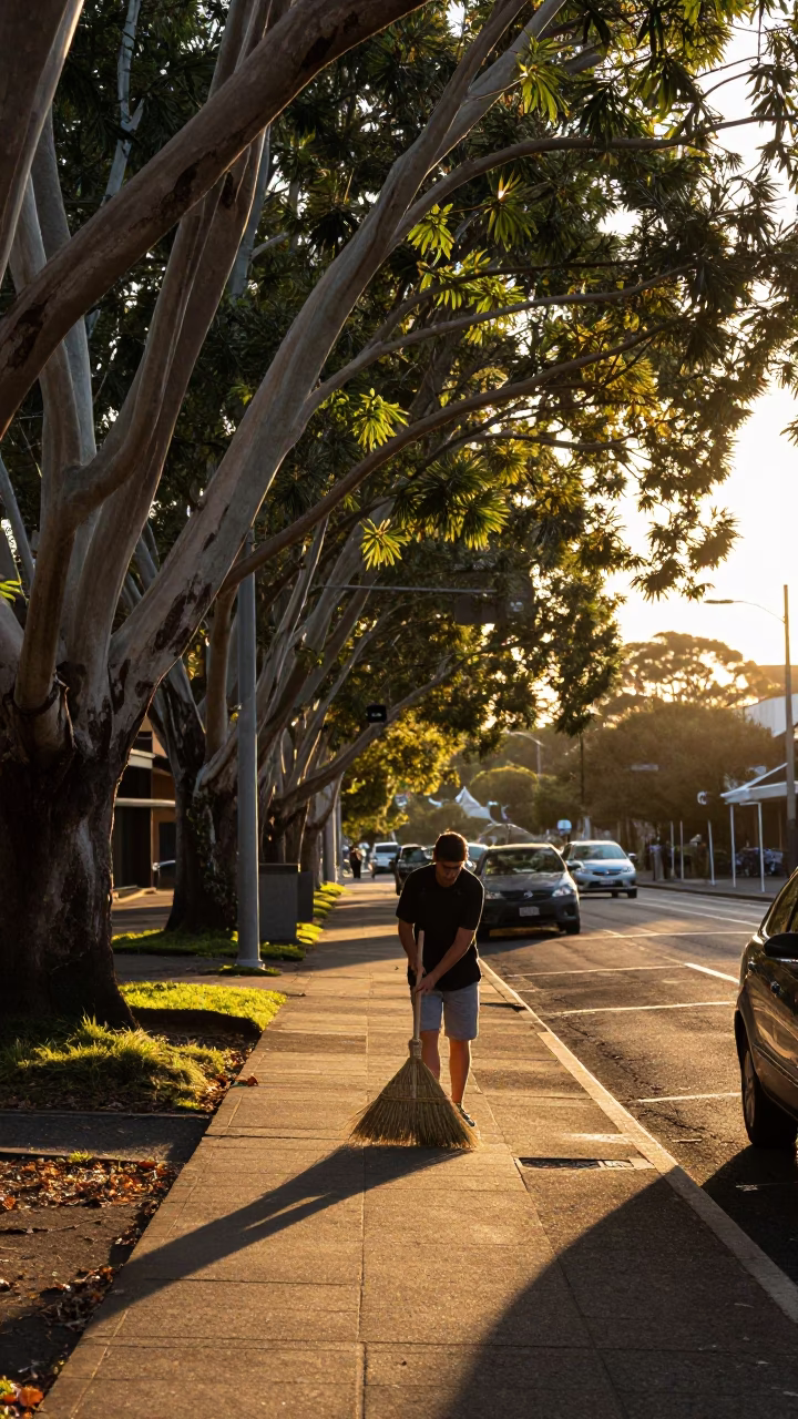 First Light Of Dawn on Scene NSW in Sydney in in Sydney, New South Wales, Australia