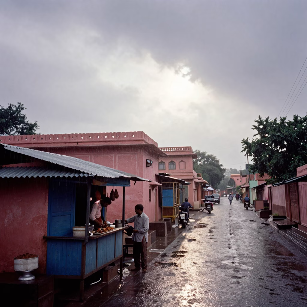 First Light on Hanger in Jaipur in in Jaipur, India