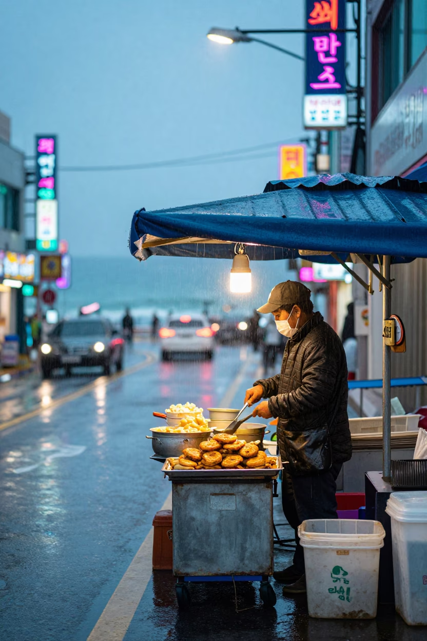 Fish Cakes in Busan in in Busan, South Korea