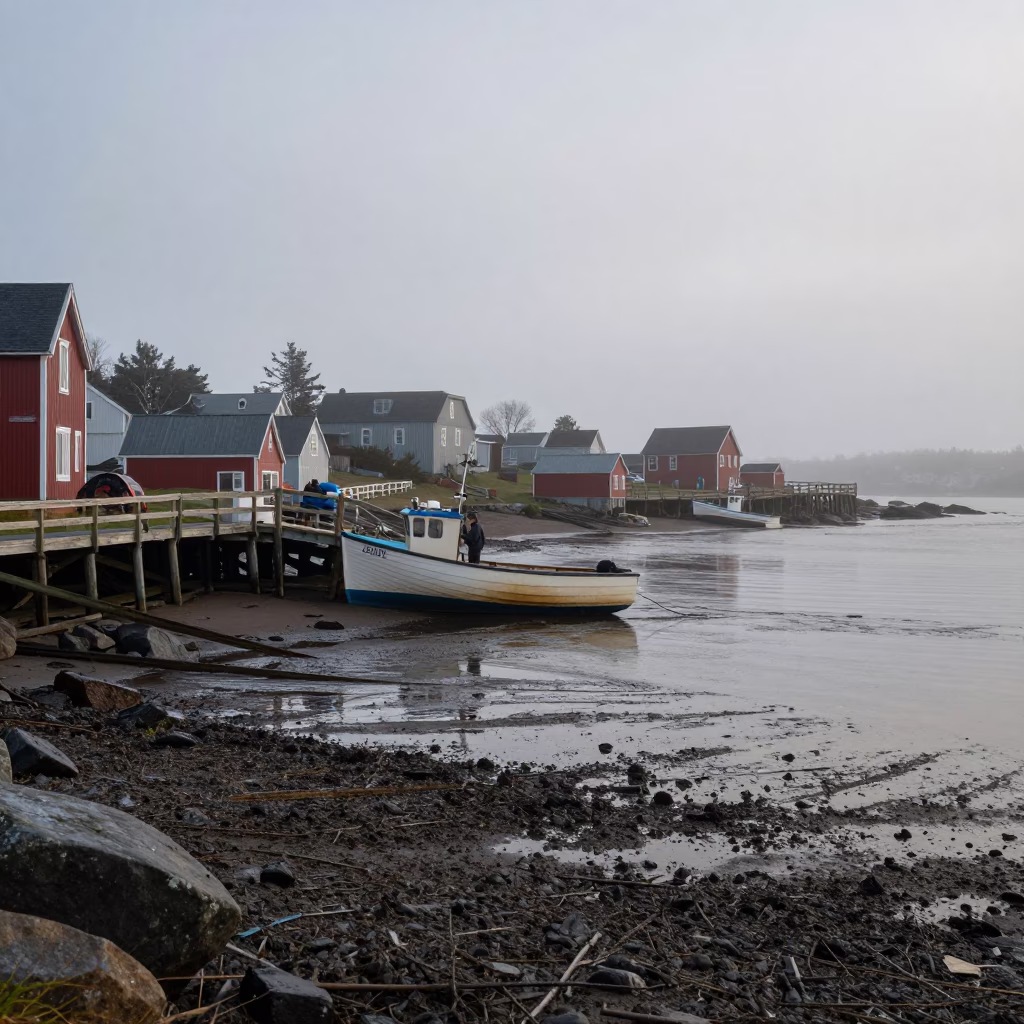Fisherman's Boat in Halifax in in Halifax, Nova Scotia, Canada