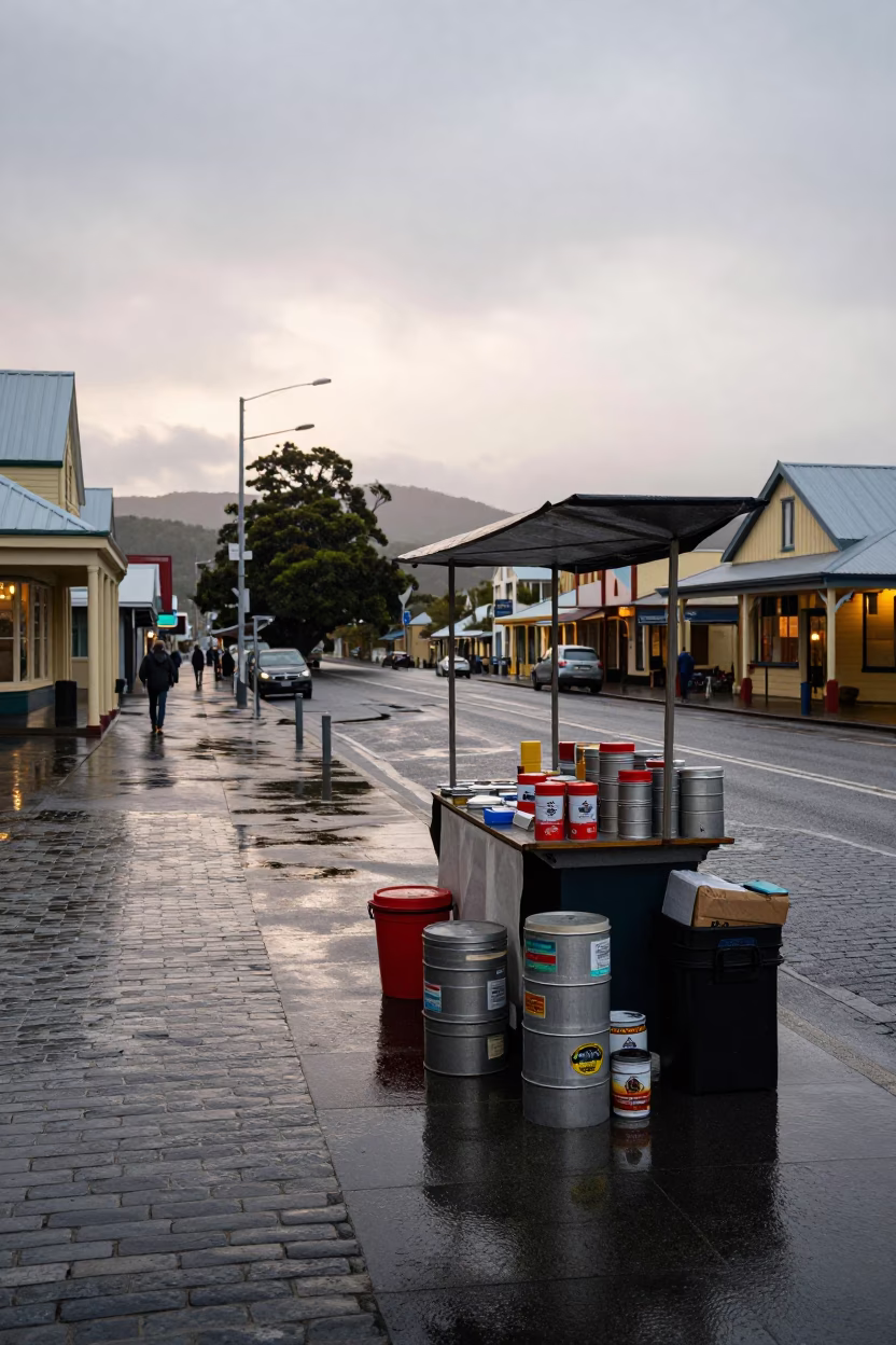 Fisherman's Stall in Hobart in in Hobart, Tasmania, Australia
