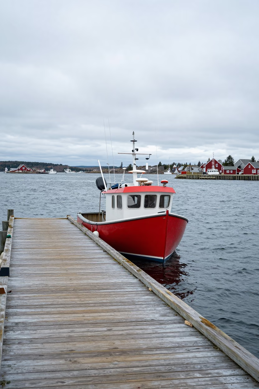 Fishing Boat in Halifax in in Halifax, Nova Scotia, Canada