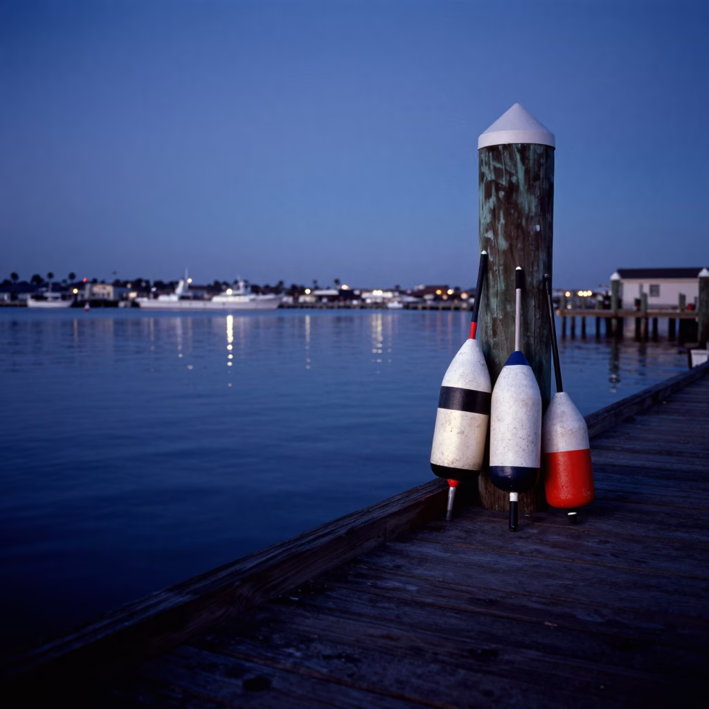 Fishing Floats in San Diego in in San Diego, California, United States