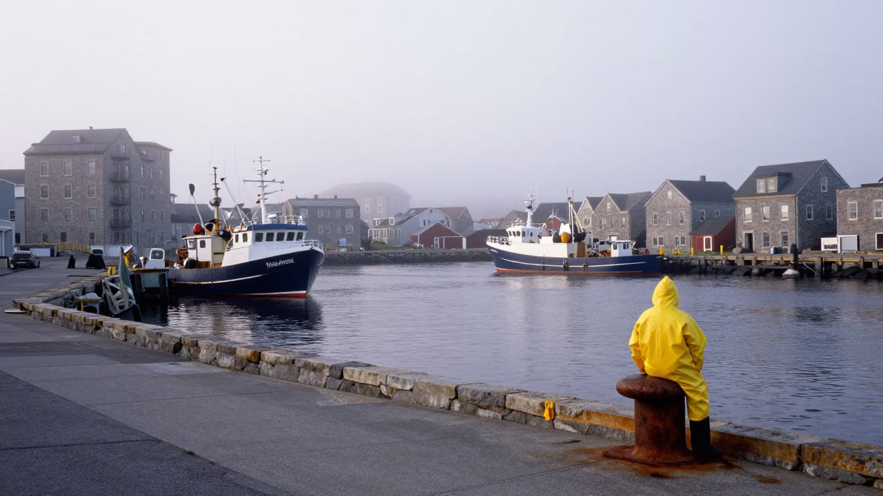 Fishing Trawler in Halifax in in Halifax, Nova Scotia, Canada