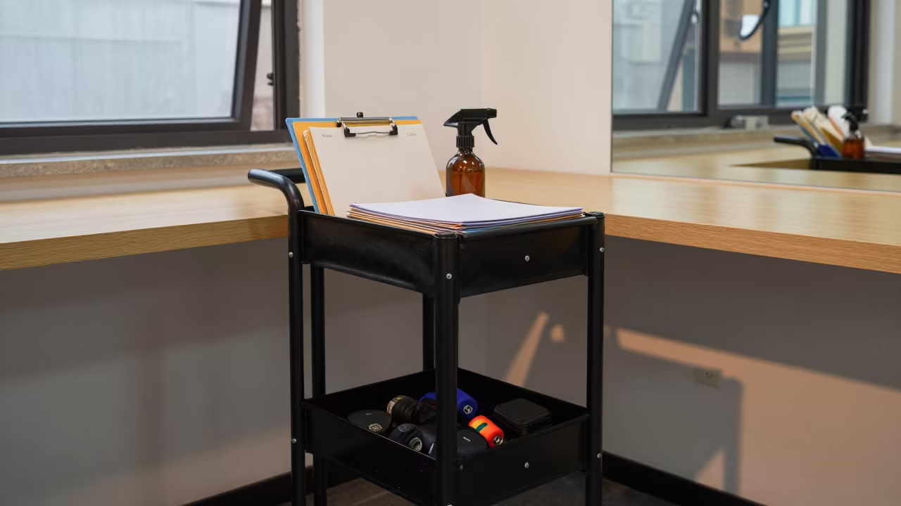 Fitness Caddy in Chengdu Strength Room Dawn in inside a strength room in Kuanzhai Alley, Chengdu