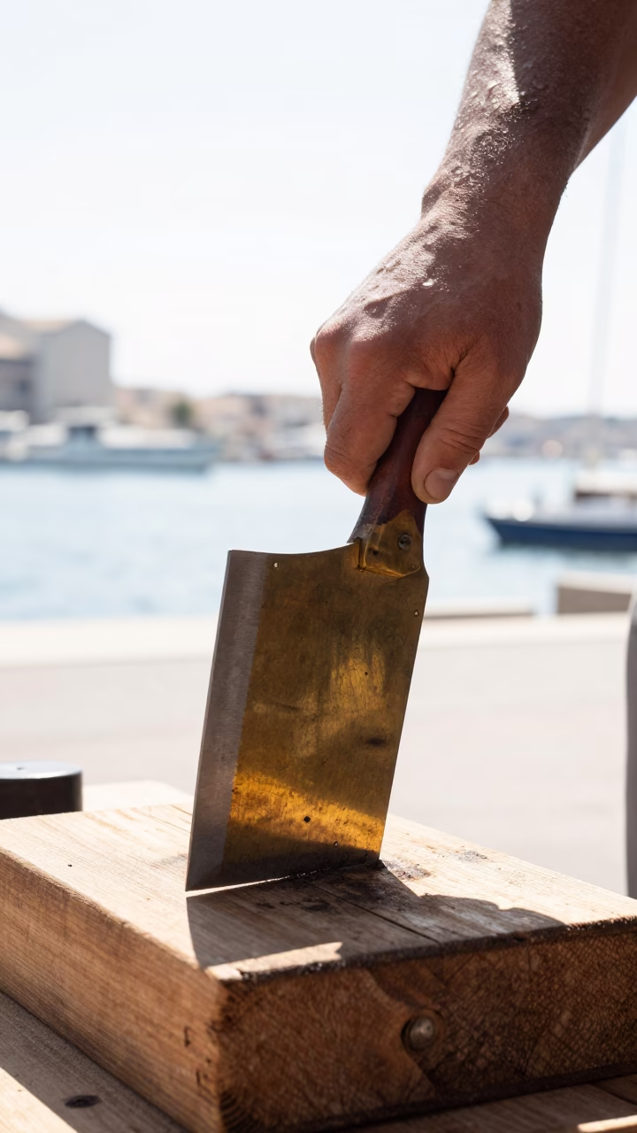 Flat Noon Light on Cleaver in Marseille in in Marseille, France