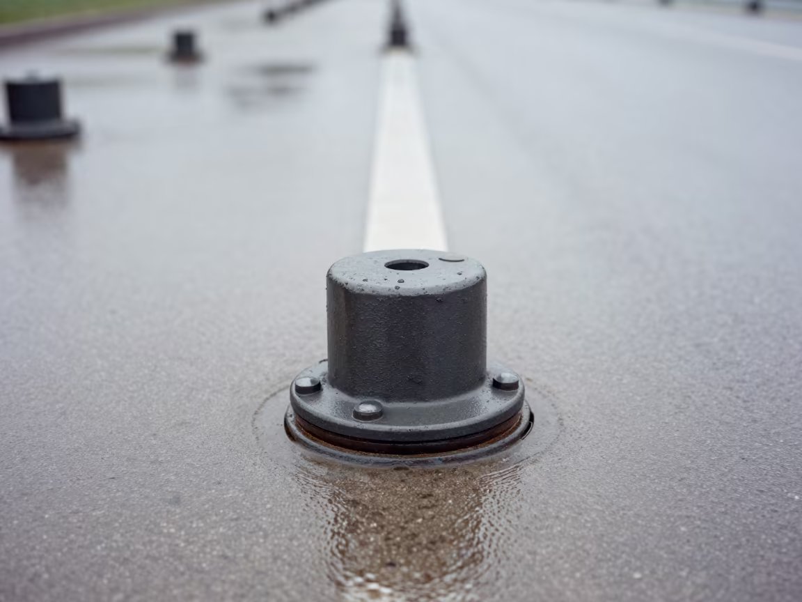 Flightline Towbar Pin Cup Albania Checkpoint in at a checkpoint lane in Albania
