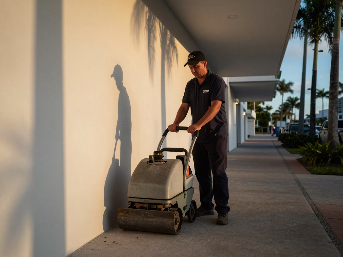 Floor Burnisher in Miami in in Miami, Florida, United States