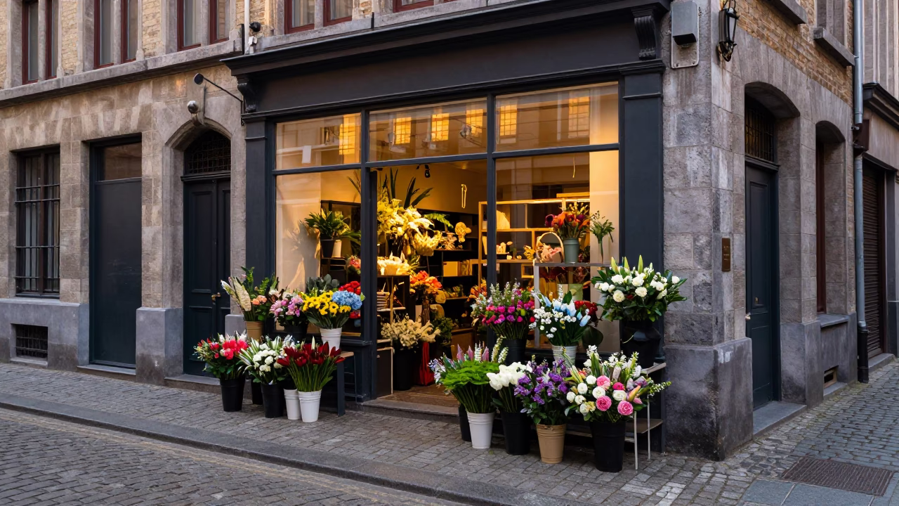 Floral Display in Brussels in in Brussels, Belgium