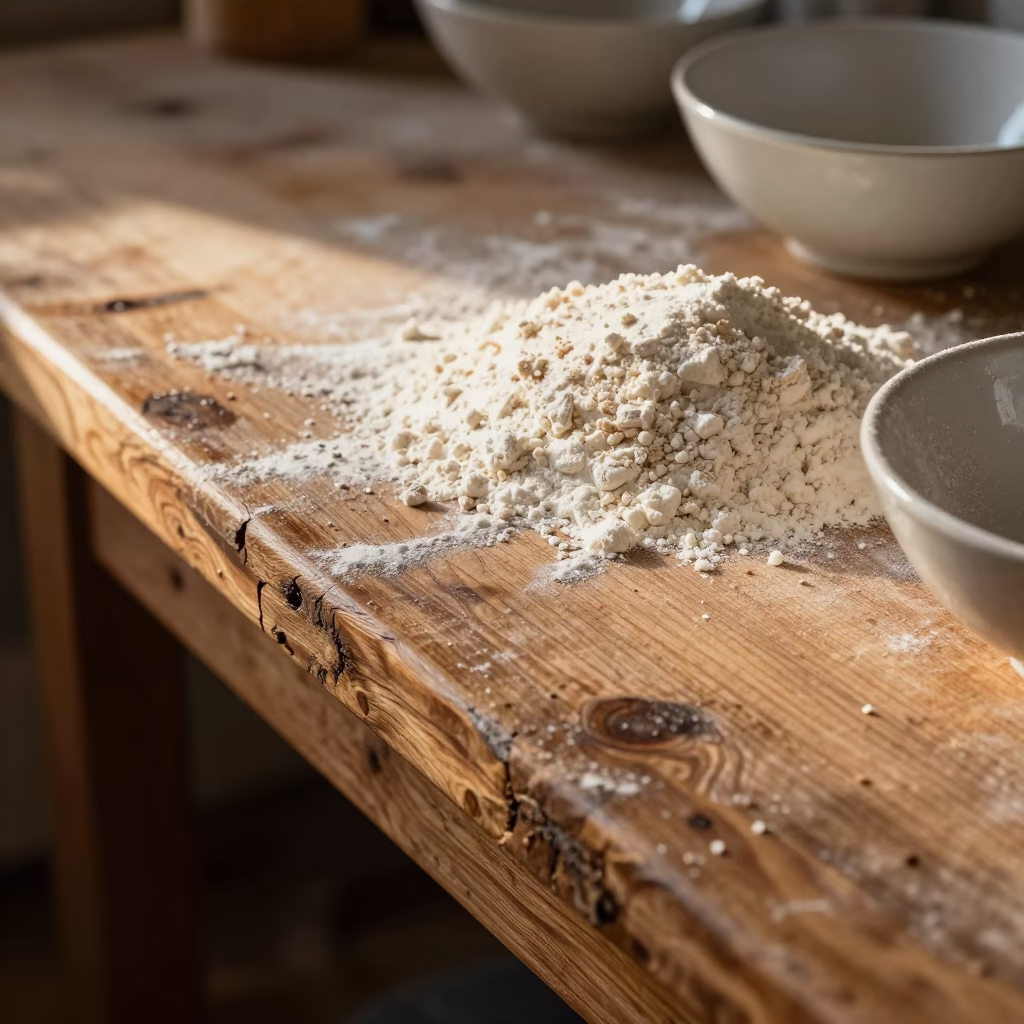 Flour Crumbs in Bologna in in Bologna, Italy