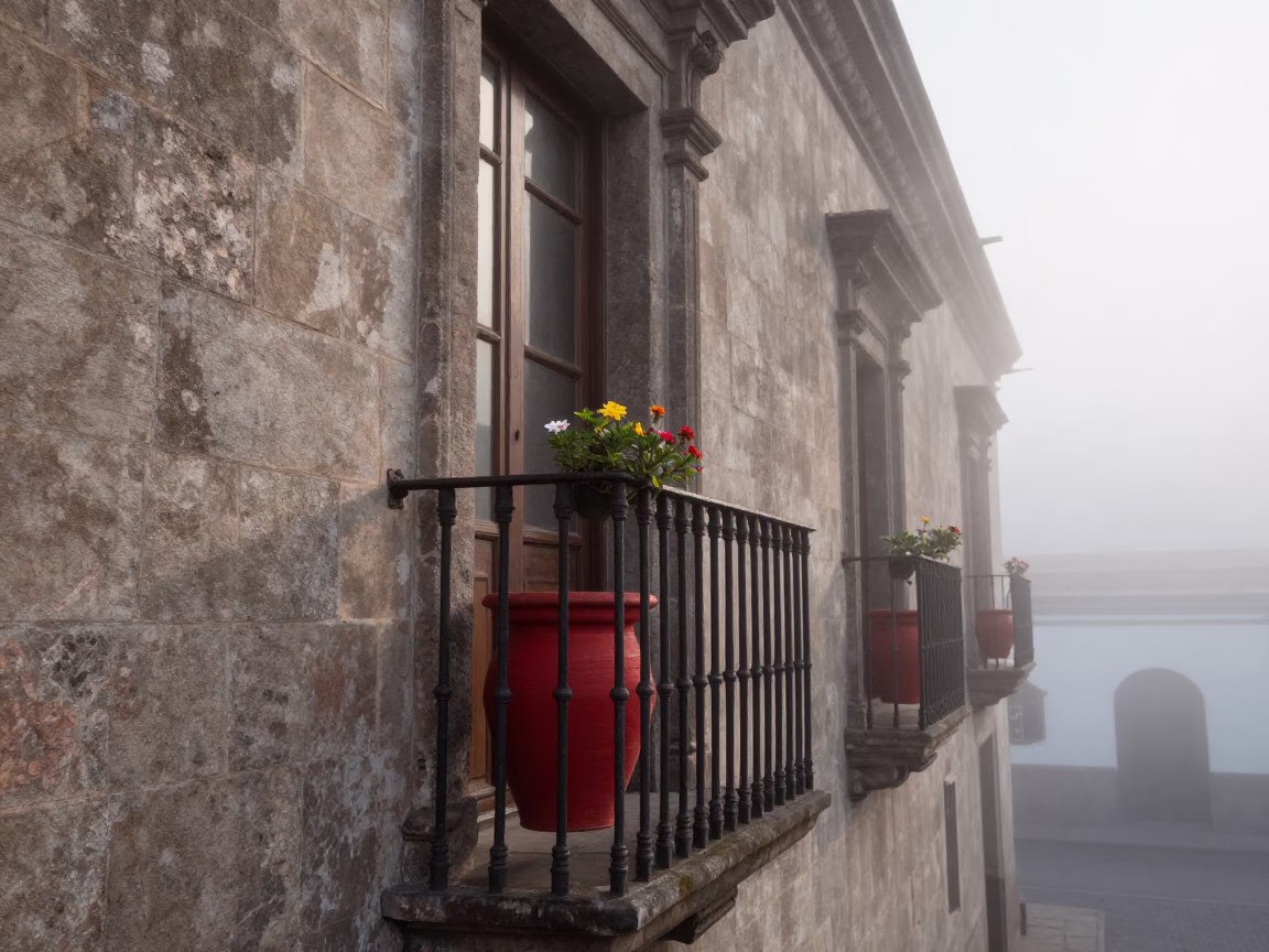 Flower Pot in Quito in in Quito, Ecuador