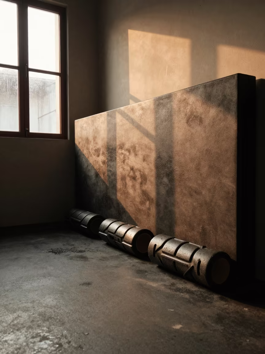 Foam Roller Cubby Wall in Hanoi Strength Room in inside a strength room near Hanoi