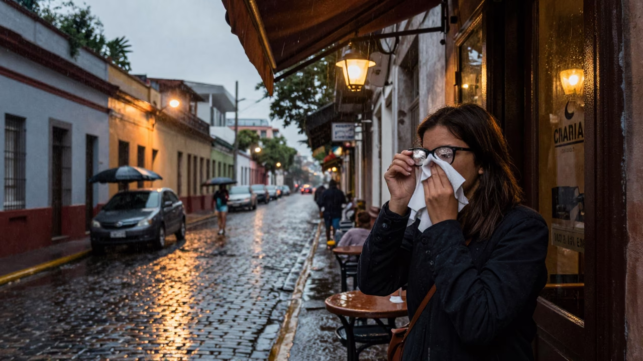 Fogged Glasses in Buenos Aires in in Buenos Aires, Argentina