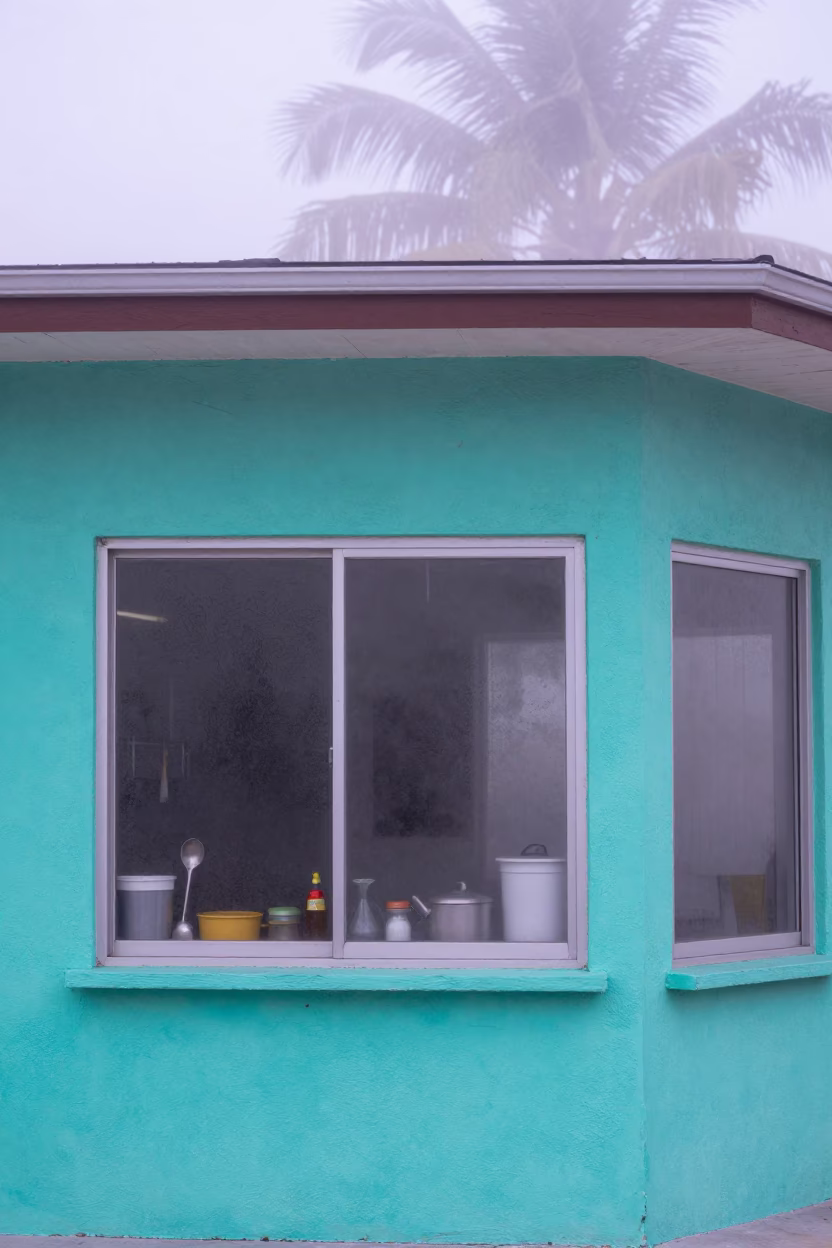 Fogged Window in Miami in in Miami, Florida, United States